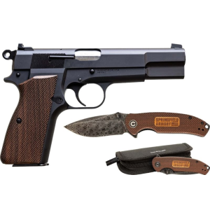 Springfield Springfield Armory SA-35 Semi-Automatic 9x19mm Pistol, 4.7\" Barrel, 15+1 Capacity, Includes Spring Armory Damascus Style Knife - HP9201-PIN - $799.98 at Classic Firearms