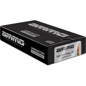 o Inc 308165SSTA20 Hunt Long Range 308 Win 165 GRSuper Shock Tip 20 Per Box Ammo
