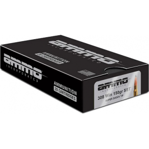 o Inc 308150SSTA20 Hunt Long Range 308 Win 150 GRSuper Shock Tip 20 Per Box Ammo