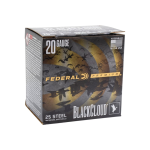 eral Premium Ultra Steel 20 Gauge 3 1 Oz #2/#4 Zinc-Plated Steel Shot 25 Rounds Ammo