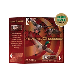 eral Premium Ultra Steel 20 Gauge 3 1oz #3/#5 Zinc-Plated Steel Shot 25 Rounds PWUX20935 Ammo