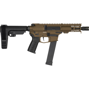 Cmmg CMMG 45AB70F-MB Pistol Banshee MKG 5\" 26rd w/ RIP Brace Bronze - $1574.03 at Classic Firearms