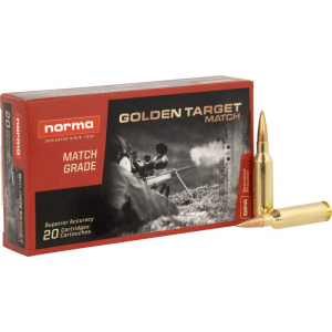 ma Ammunition 20160392 Dedicated Precision Golden Target Match 6mm Creedmoor 107 GRHollow Point Boat Tail 20 Per Box Ammo