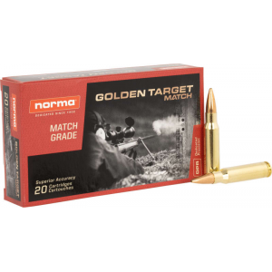 ma Ammunition 10177432 Dedicated Precision Golden Target Match 308 Win 168 GRBTHP 20 Per Box Ammo