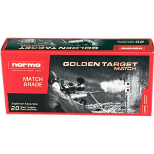 Norma Norma Ammunition 10157692 Dedicated Precision Golden Target Match 223 Rem 69 GRBoat Tail Hollow Point 20 Per Box - $17.90 at Classic Firearms