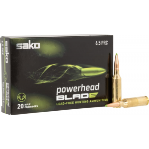 o (TIKKA) JASPHB65PRC120B PowerHead Blade 6.5 PRC 120 GR20 Per Box Ammo