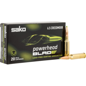 o (TIKKA) PowerHead Blade 6.5 Creedmoor 120 GR20 Per Box Ammo