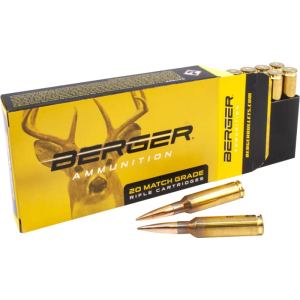 ger Bullets 31070 Target Rifle 6.5 Creedmoor 156GR Hybrid 20 Per Box Ammo
