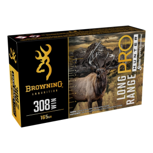 wning B192503082 Long Range Pro 308 Win 165 GR20 Per Box Ammo