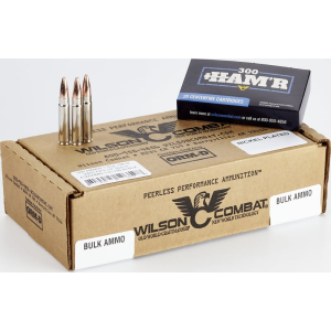 Wilson Combat Wilson Combat A300HMR-135-HB-N Centerfire Rifle 300 HAM\'R 135 gr Speer HAM\'R Bonded Nickel Casing - 20rd Box - $42.80 at Classic Firearms