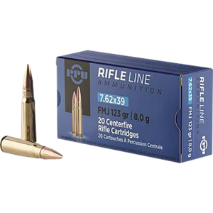 Z PP739S Metric Rifle Rifle Line 7.62x39mm 123 GRRound Nose Soft Point 20 Per Box Ammo