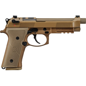 Beretta Beretta M9A4F G Type Semi-Automatic 9x19mm Optic Ready Pistol, 5.2\" Barrel, (3) 18 Round Magazines, Threaded Barrel - FDE - JS92M9A4GM - $999.99 at Classic Firearms
