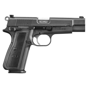 Fn FN 66100256 High Power 9mm Luger 4.70\" Barrel 17+1 , Textured Matte Black Steel Frame, Black Polymer Grip (Brown Grip Included) - $999.00 at Classic Firearms