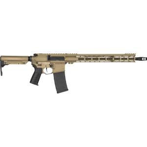Cmmg CMMG RESOLUTE Mk4 Semi-Automatic .300 Blackout Rifle, 14.5\" Barrel with Pinned/Welded Muzzle Device, 30+1 Capacity - Coyote Tan Cerakote - 30A240ATNG - $1435.83 at Classic Firearms