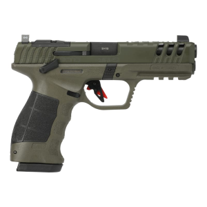Sar Usa SAR USA SAR9G3OD SAR9 Gen 3 Full Size Frame 17+1 4.40\" Black Steel Barrel, OD Green Cerakote Serrated Steel Slide, OD Green Cerakote Polymer Frame w/Picatinny Rail, Black Polymer Grip - $529.99 at Classic Firearms