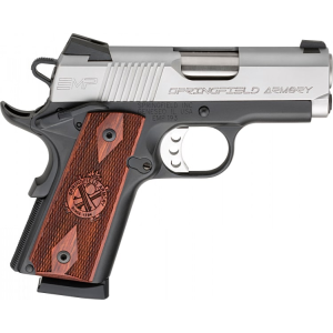 Springfield Springfield Armory PI9209LCA 1911 *CA Compliant* Single 9mm 3\" 9+1 Cocobolo Grip Stainless Steel - $1095.02 at Classic Firearms