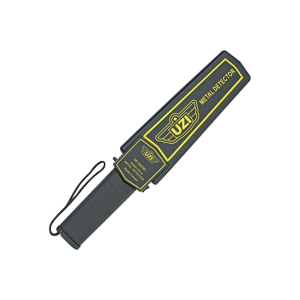 Uzi Accessories UZIHHSC1 Handheld Metal Detector Black/Yellow High-Impact Plastic Features LED Light - Campco