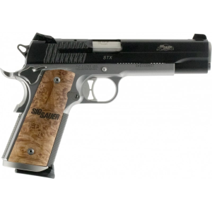 Sig Sauer Sig Sauer 1911 STX Full Size Handgun 45 ACP 8rd Mag 5\" Barrel Stainless Steel and Maple - $1074.44 at Classic Firearms