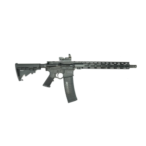 American Tactical Imports American Tactical Omni Maxx Hybrid 16\" 5.56 Nato, Semi-Auto AR-15 Rifle W /15\" M-LOK Rail, 60rd Magazine, Red Dot Optic, Black - ATIGOMX55660D - $499.99 at Classic Firearms