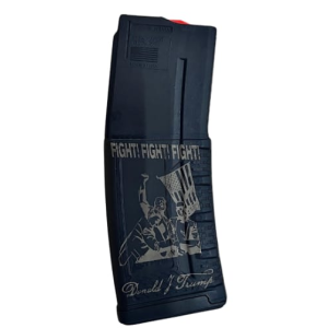 THRiL Brand-Trump Signature Fight, Fight, Fight AR-15 Magazine, 30 Rd, 5.56 Nato / .223 Rem, For AR15 / M4 Based Platforms - THRILPMXAR30-TRUMP - Thril