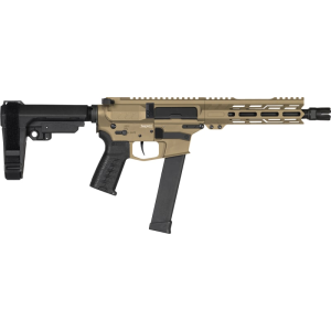 Cmmg CMMG 10A570FCT Banshee MK10 30+1 8\" Black Nitride Medium Taper Threaded Barrel, EML 7\" M-LOK Handguards, Coyote Tan Cerakote Aluminum Picatinny Rail Receiver, CMMG Zeroed Grips - $1619.77 at Classic Firearms