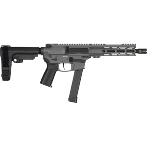 Cmmg CMMG 99A3B0FTNG Banshee MKGS 33+1 8\" Black Nitride Medium Taper Threaded Barrel, EML 7\" M-LOK Handguards, Tungsten Cerakote Aluminum Picatinny Rail Receiver, CMMG Zeroed Grips - $1574.03 at Classic Firearms