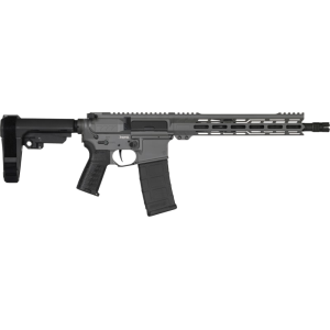 Cmmg CMMG 30AB20FTNG Banshee MK4 30+1 8\" Black Nitride Medium Taper Threaded Barrel, EML 7\" M-LOK Handguards, Tungsten Cerakote Aluminum Picatinny Rail Receiver, CMMG Zeroed Grips - $1414.28 at Classic Firearms