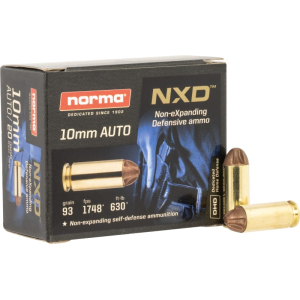 Norma Ammunition 611340020 Self Defense NXD 10mmAuto 93 GR 20 Per Box ma Ammunition 611340020 Self Defense NXD 10mmAuto 93 GR 20 Per Box Ammo