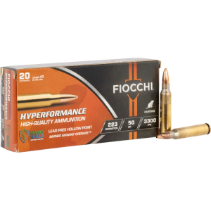 cchi Hyperformance .223 Remington 50gr Barnes Varmint Grenade HP 20rd Brass Case Ammo