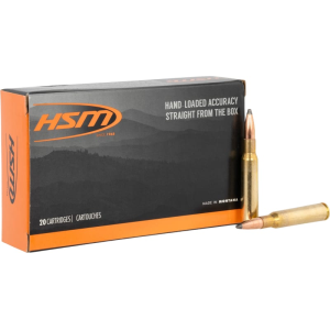  7x57mm Mauser 140gr Jacketed Soft Point 20 Rounds Brass Case Ammo