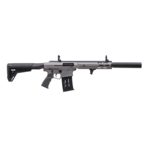 Panzer Arms AR12 PRO-S Semi-Automatic 12 Gauge Shotgun, 18.5\" Barrel, 5+1 Capacity, MLOK Handguard, Ambi Controls, Tactical Grey - PAAR12PROGSF