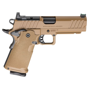 Springfield Springfield PH9117AOSCB Prodigy 1911 9mm Pistol, Optic Ready, 4.25 Match SS Barrel, 1-17 + 1- 20 Rd Mag, Ambi Safety, Grip Safety, Coyote Brown - $1319.20 at Classic Firearms
