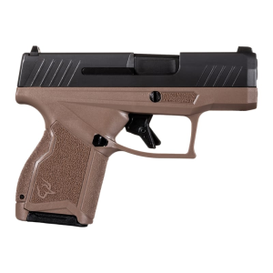 Taurus Taurus 1-GX4M931-B GX4 Micro-Compact Frame 13.1\"\\s3.06\" Satin Black DLC Stainless Steel Barrel, Black Serrated Alloy Steel Slide, Brown Stainless Steel Frame, Textured Grip - $303.95 at Classic Firearms