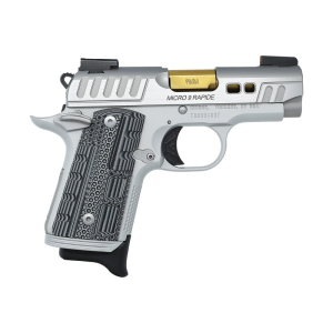 Kimber Kimber Mfg.,inc 3300230 Micro 9 Rapide Dawn 7+1 3.15\" Brushed Stainless/Silver KimPro II Grey/Black G10 Grip - $959.31 at Classic Firearms