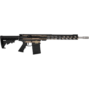 Great Lakes Firearms Great Lakes Firearms AR10 Rifle, .308win, 18\" 416r Stainless Steel Barrel, 15.25\" M-LOK Rail, 6 Position M4 Stock, Desert Flag Cerakote Finish- GL10308SS F-DST - $1038.00 at Classic Firearms