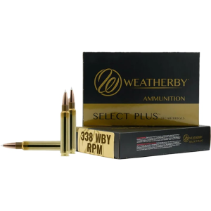 Weatherby Weatherby B338185TTSX Select Plus 338WBY RPM 185 GR TTSX Boat Tail 20 Per Box - $105.23 at Classic Firearms