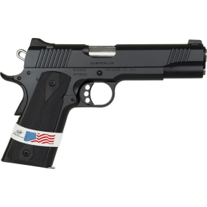 Kimber Kimber Mfg.,inc 3000500 Custom LW Liberty 7+1 5\" KimPro Black Front Serrations Steel Slide Anka Grip - $676.20 at Classic Firearms