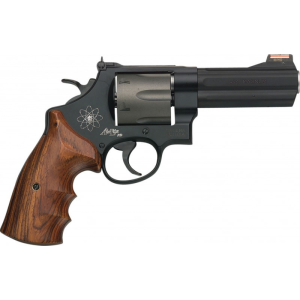 Smith & Wesson Smith & Wesson 163414 329 Personal Defense 44 Rem Mag 6rd 4.13\" Black Stainless Steel Matte Black Scandium Alloy Wood Grip - $1223.47 at Classic Firearms