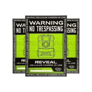 Tactacam Tactacam/reveal S3 No Trespassing Sign Durable Plastic - $14.99 at Classic Firearms