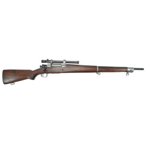 Remington From Ben\'s Private Collection,1903-A3 Sniper Rifle U.S. Remington, 04 Variant, WWII Era, Bolt Action W / Scope, 30/06 - Ser # 3420789 - C& R Eligible - $2400.00 at Classic Firearms