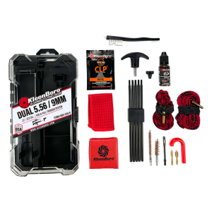 Kleen-Bore KleenBore KDS556/9 Dual System Cleaning Kit 5.56/22/223 w/ Dual Rod Rope Pull Through - $43.23 at Classic Firearms