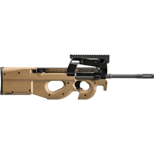 FN 3848950501 PS90 50+1 16.04\" Black Steel Barrel, Flat Dark Earth Picatinny Rail Aluminum Alloy Receiver, Bullpup w/Thumbhole Flat Dark Earth Synthetic Stock, Ambidextrous