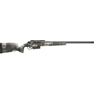 Springfield Armory BAW9247CFGA Model 2020 Waypoint 3+1 24\" Mil-Spec Green Cerakote Carbon Fiber Steel Barrel & Picatinny Rail Stainless Steel Receiver, Evergreen Camo Fixed Carbon Fiber Stock