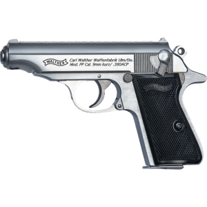 Walther Walther 4796027 PP Stainless 7rd Black Synthetic Grips - $999.00 at Classic Firearms