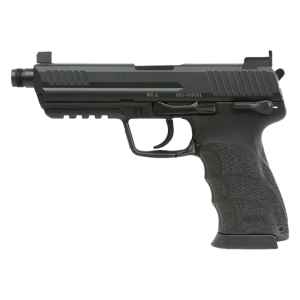 Heckler And Koch HK 81001117 HK45 V1 10+1 4.46\" Black Threaded Barrel, Black Cerakote Serrated Steel Slide, Black Polymer Frame w/Picatinny Rail, Ambidextrous - $979.00 at Classic Firearms
