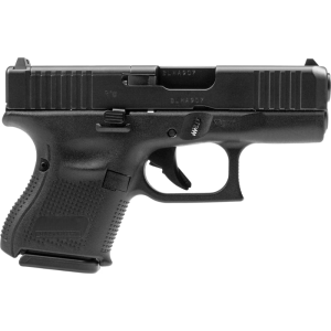 Glock Glock G26 Gen 5 MOS Sub-Compact Frame 10+1 3.43\" 9mm Semi-Auto Handgun, MOS Cut/Serrated Steel Slide, Black Polymer Frame, USA Made -UA265S201MOS - $649.99 at Classic Firearms