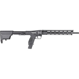 Smith & Wesson Smith & Wesson 13782 M&P FPC 20+1 16.25\" Black Armornite Threaded Barrel, Black Anodized Picatinny Rail Aluminum Receiver, Folding Black Synthetic Stock, Black Grip, Includes 3 Mags & Carry Bag - $590.93 at Classic Firearms