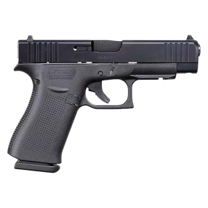 Glock Glock UA4850201FR G48 Gen 5 Slim Compact 10+1 4.17\" Black Steel Barrel Black, nDLC Front Rail/Serrated Slide, Black Polymer Frame w/Beavertail, Black Textured Polymer Grips, USA Made - $448.00 at Classic Firearms