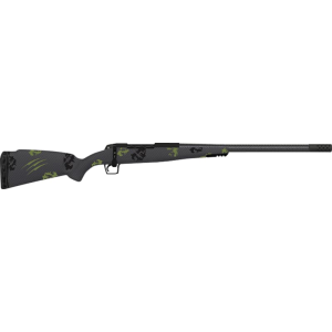Fierce Firearms ROG7MMBC22BF Carbon Rogue 22\" Black Cerakote Carbon Fiber Match Grade Threaded Barrel, Drilled & Tapped Steel Receiver, LR Negative Comb Forest Camo Carbon Fiber Stock - Fierce