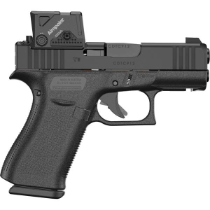 Glock Glock 43X MOS Semi-Automatic 9x19mm Optic Ready Pistol, 3.41\" Barrel, 10+1 Capacity, Aimpoint COA Optic - PX4350B01FRMOS8A4 - $921.00 at Classic Firearms